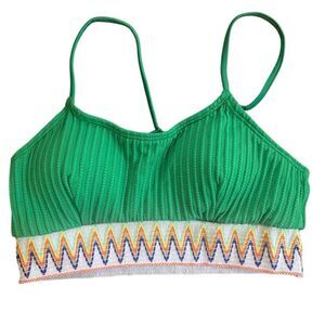 NWT green sports bra small boho